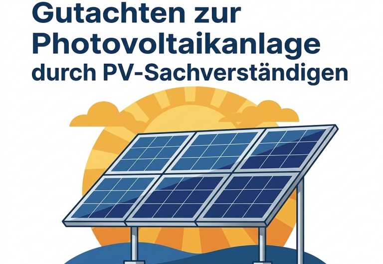 Bild Photovoltaik Sachverständigengutachten
